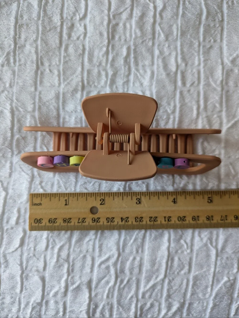 Chess Girl Hair Clip Claw Style Handcrafted | NWT